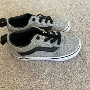 Grey/Black Toddler VANS Slip On Sneakers - Brand New Unisex Size 8
